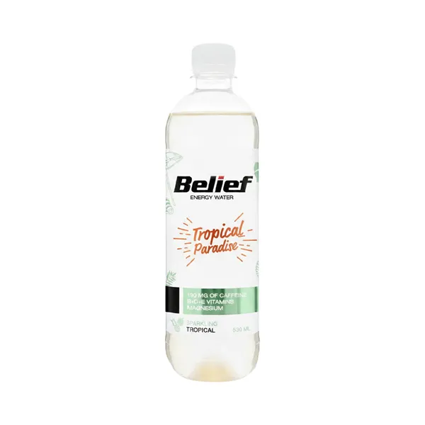 Gaseeritud troopiline jook, BELIEF, 530 ml