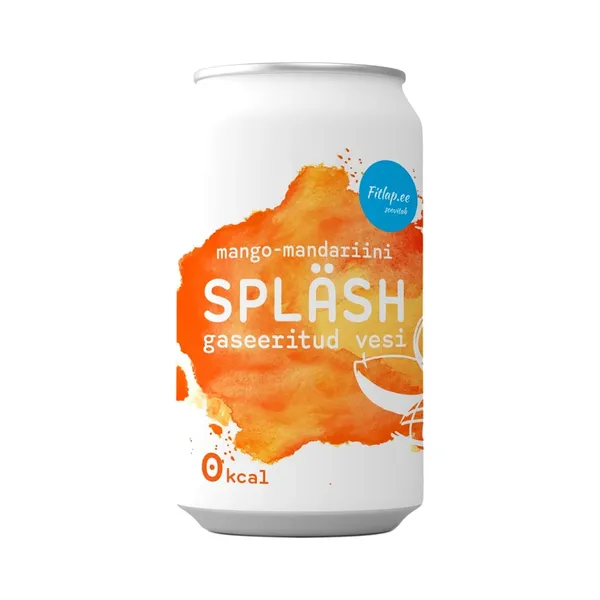Gaseeritud vesi mango-mandariini, SPLÄSH, 330 ml