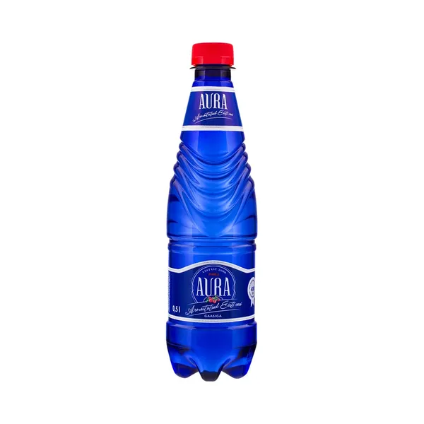 Gaseeritud vesi pohlamaitseline, AURA, 500 ml