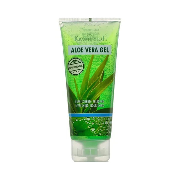 Geel Aloe Vera 96% aaloegeel, parabenivaba, KRÄUTERHOF, 200 ml