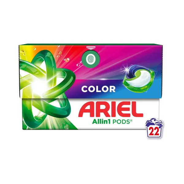 Geelkapslid Color, ARIEL, 22 tk