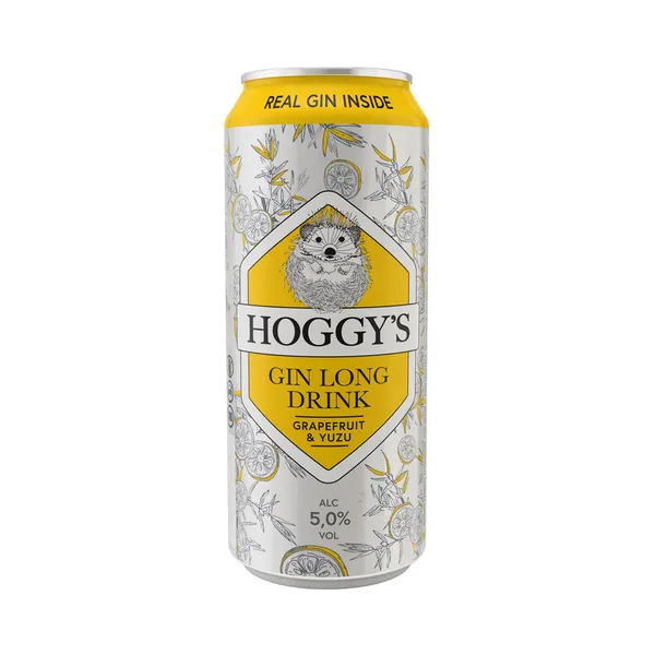 Gin Long Drink Yuzu, HOGGY´S, 500 ml