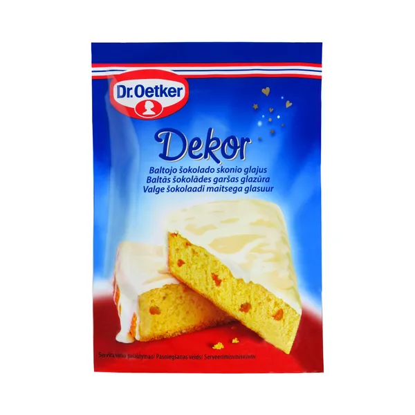 Glasuur - valge šokolaadi maitseline, DR.OETKER, 100 g