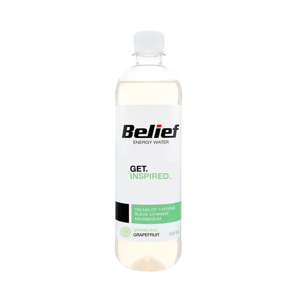 Karboniseeritud greibi-sidrunheina maitseline jook, BELIEF, 530 ml