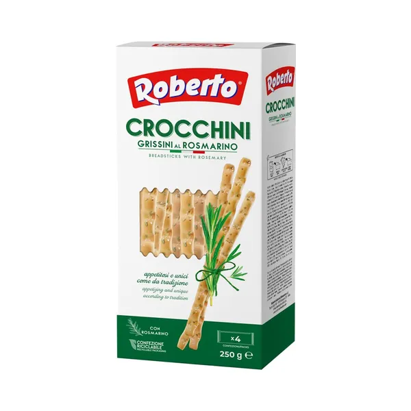 Grisiinid päevalilleõli ja rosmariiniga., ROBERTO, 250 g
