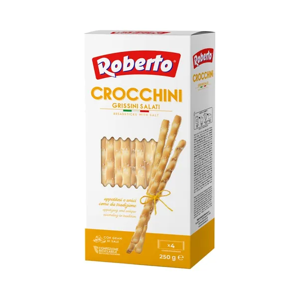 Grisiinid päevalilleõli ja soolagagristallidega., ROBERTO, 250 g