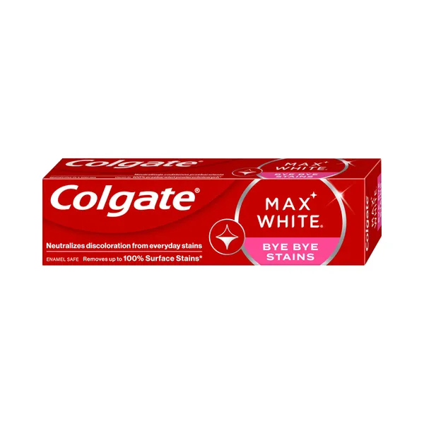 Hambapasta Max White Bye Bye Stains, COLGATE, 75ml