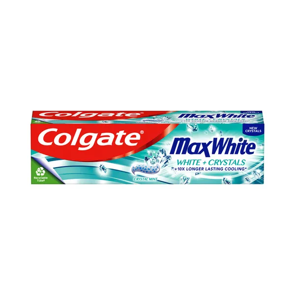Hambapasta Max White White Crystals, COLGATE, 75ml