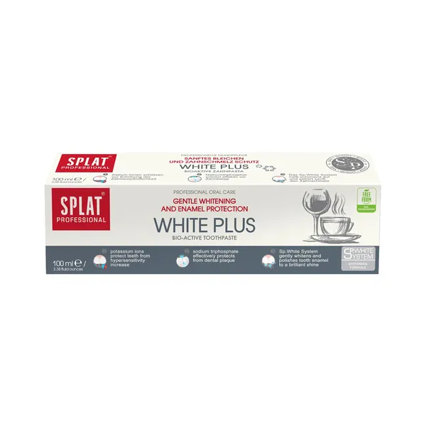 Hambapasta Splat White Plus 100ml