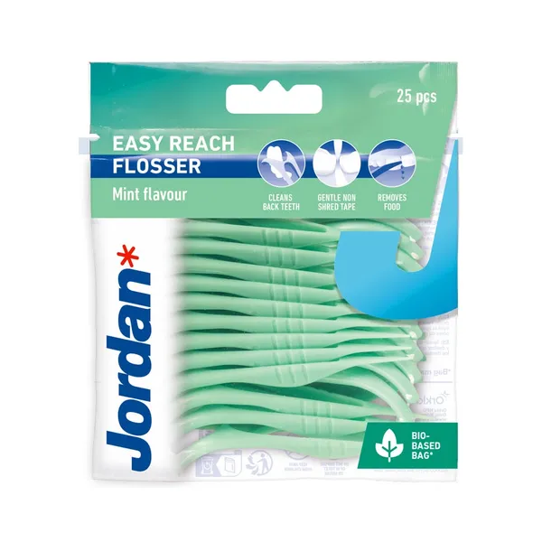 Hambavahepuhasti Easy Reach piparmünt 3in1, JORDAN, 25 tk