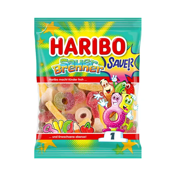 Hapud kummikommid Sauerbrenner, HARIBO, 160 g