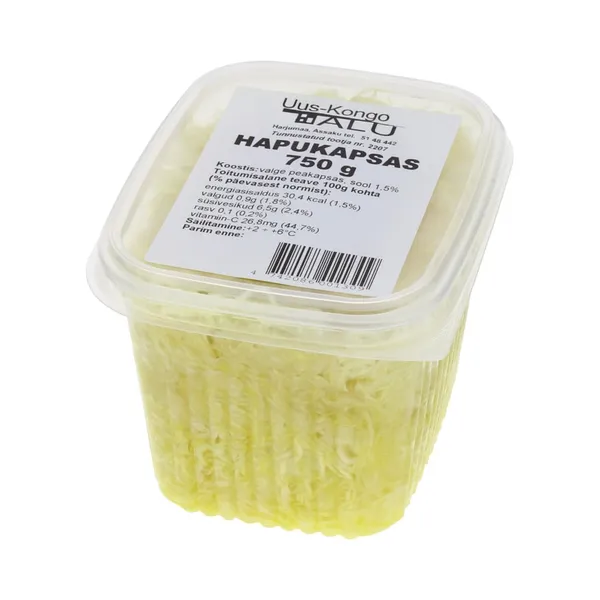 Hapukapsas Uus-Kongo, 750g, TK