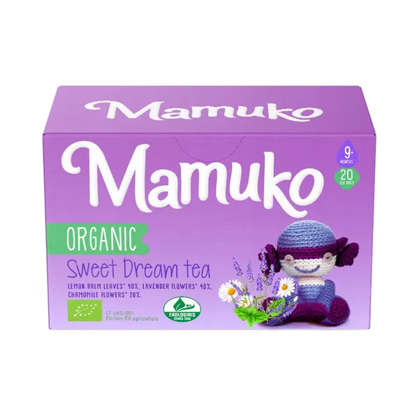 Hea une taimetee Organic 9+, MAMUKO, 30 g
