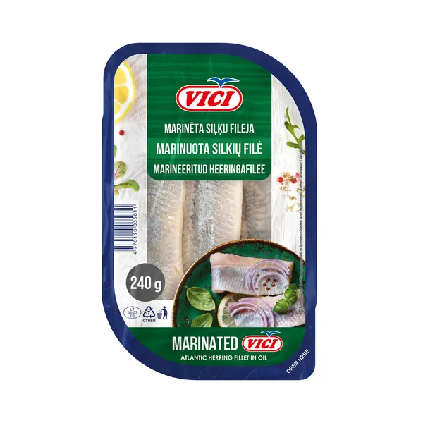 Heeringafilee marineeritud, VICI, 240 g