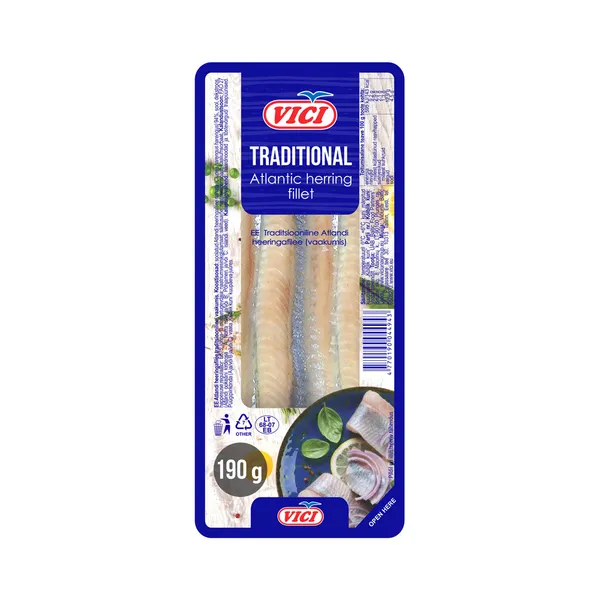 Heeringafilee traditsiooniline õlita, VICI, 190 g