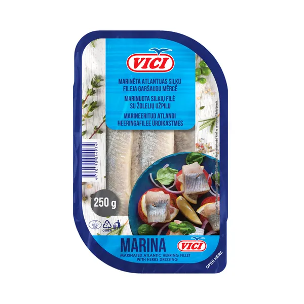Heeringafilee ürdikastmes, marineeritud, VICI, 250 g