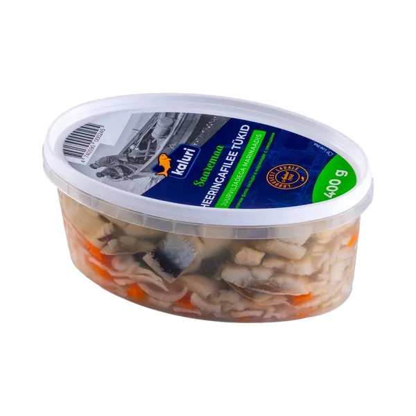 Heeringafileetükid juurviljadega, KALURI, 400g