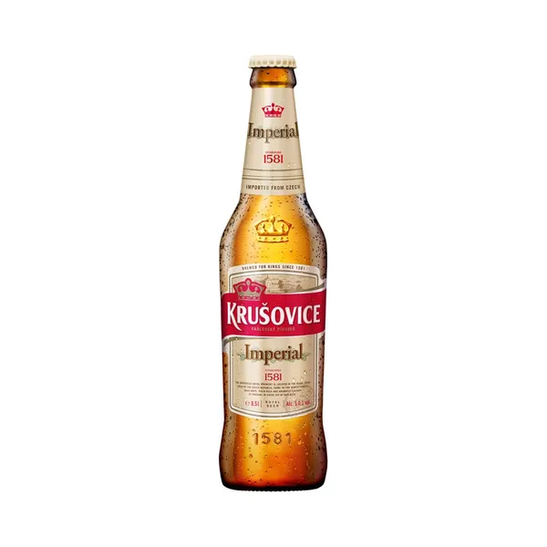 Hele õlu Imperial Lager, KRUŚOVICE, 500 ml pudel