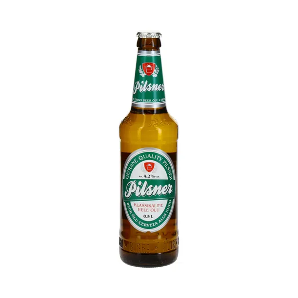 Hele õlu Pilsner, SELVER, 500 ml pudel