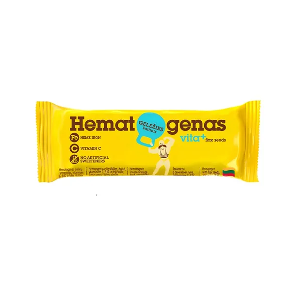 Hematogeen linaseemnetega, LOODUSTOODE, 50 g