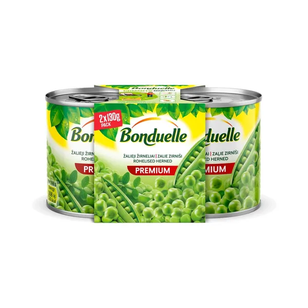 Herned duopakk, BONDUELLE, 260 g neto