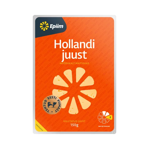 Hollandi juust viilutatud, EPIIM, 150 g