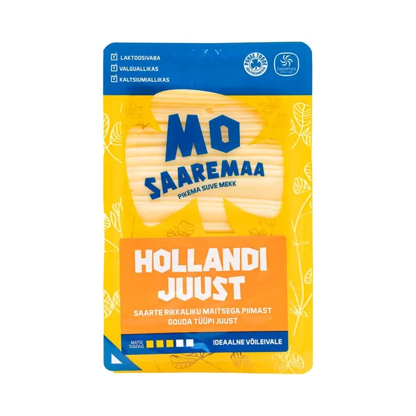 Hollandi leibjuust viilutatud laktoosivaba, MO SAAREMAA, 300 g