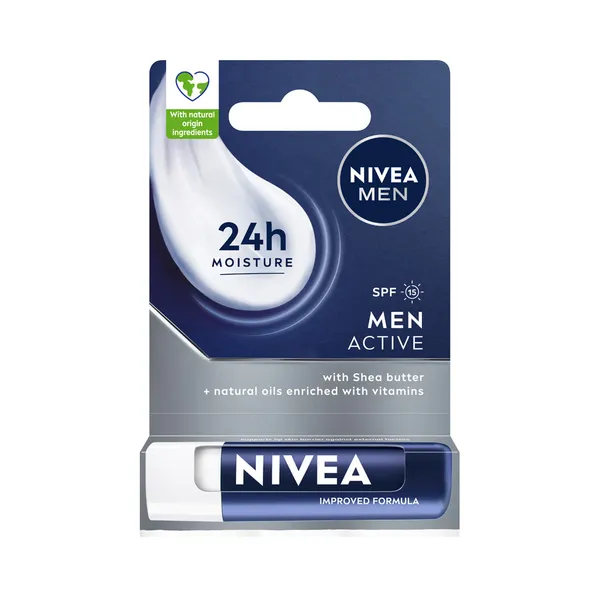 Hügieeniline huulepulk meestele, NIVEA, 4,8 g