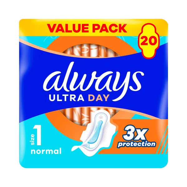 Hügieenisidemed Ultra normal plus, ALWAYS, 20 tk