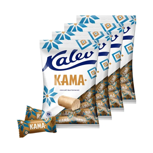 HULGI Kama-jogurtibatoonike 4tk, KALEV, 4 x 150 g