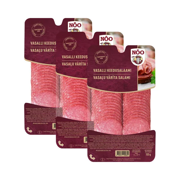 HULGI Keedusalaami Vasalli 3tk, NÕO, 3 x 105g