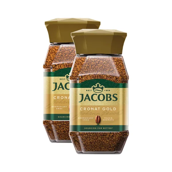 HULGI Lahustuv kohv Cronat Gold 2tk, JACOBS, 2 x 200 g