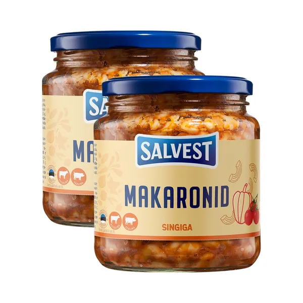 HULGI Makaronid singiga, 2tk, SALVEST, 2 x 530g