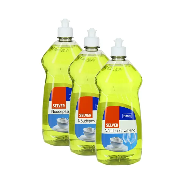 HULGI Nõudepesuvahend Lemon 3tk, SELVER, 3 x 750ml