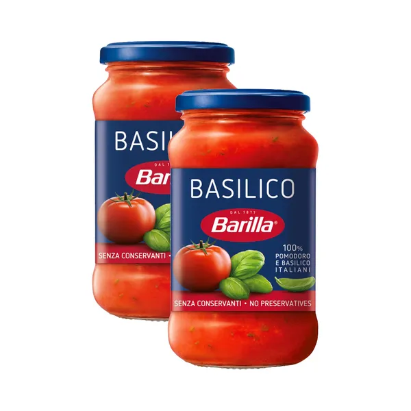 HULGI Pastakaste Basilico, 2tk, BARILLA, 2 x 400 g