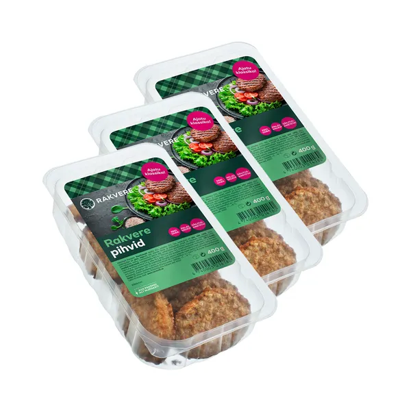 HULGI Rakvere pihvid 3tk, RAKVERE, 3 x 400 g