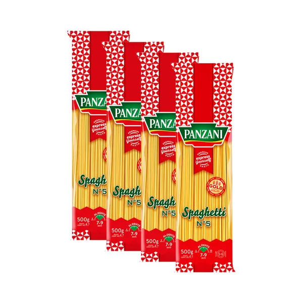 HULGI Spagetid Spaghetti 4 tk, PANZANI, 4 x 500 g