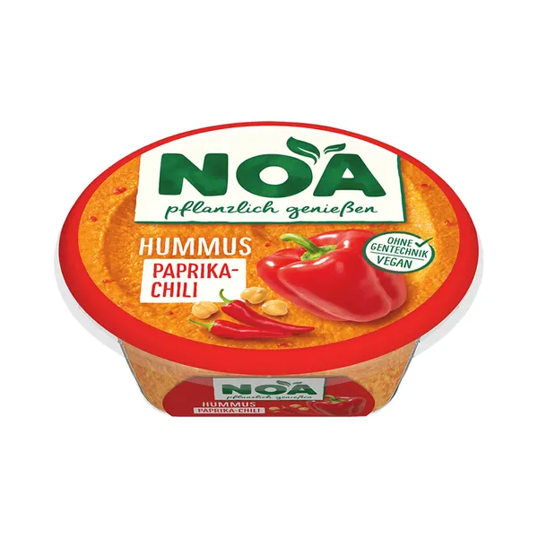 Hummus keedetud kikerhernestest paprika ja tšilliga, NOA, 175 g