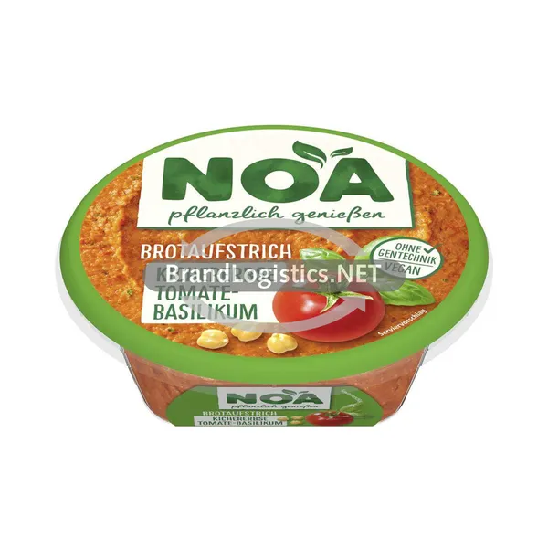Hummus keedetud kikerhernestest tomati ja basiilikuga, NOA, 175 g