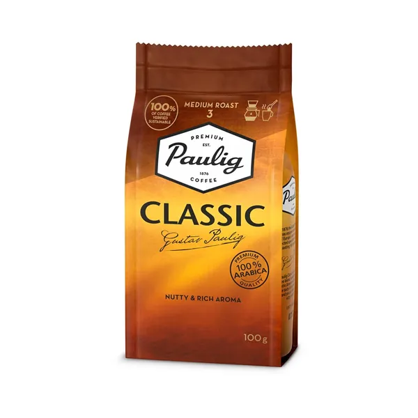 PAULIG CLASSIC Filtrikohv 100 g, 100% Araabika