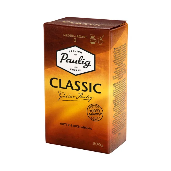 PAULIG CLASSIC Filtrikohv 500 g, 100% Araabika
