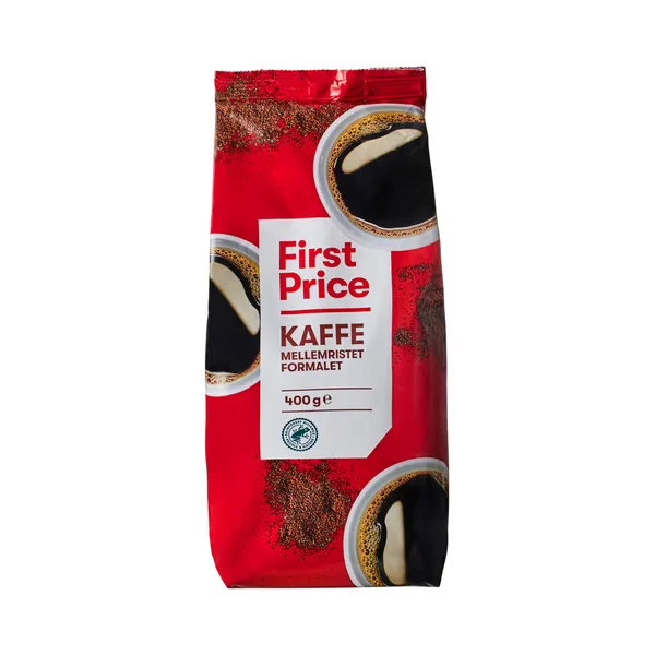 Jahvatatud kohv, keskmine röst, FIRST PRICE, 400 g