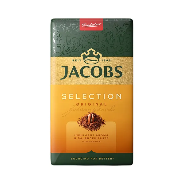 Jahvatatud kohv Selection, JACOBS, 500 g