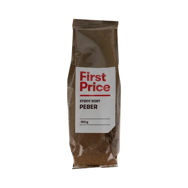 Jahvatatud must pipar, FIRST PRICE, 100 g