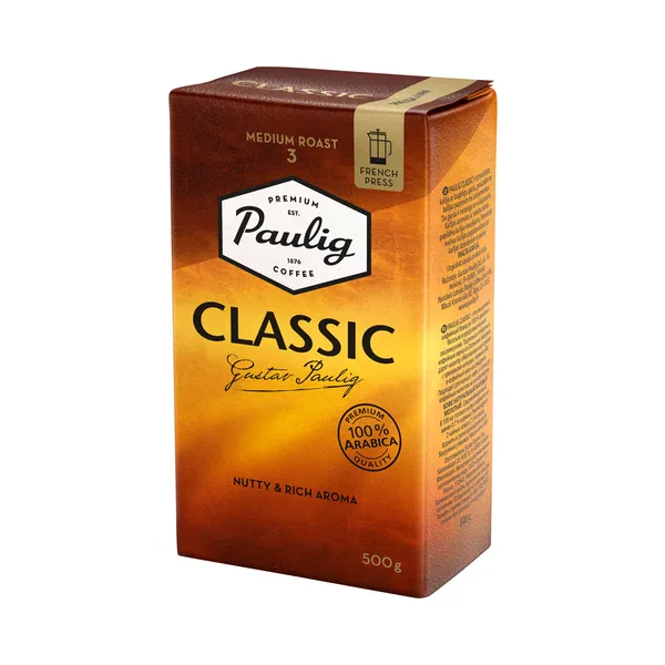 PAULIG CLASSIC Presskannukohv 500 g, 100% Araabika