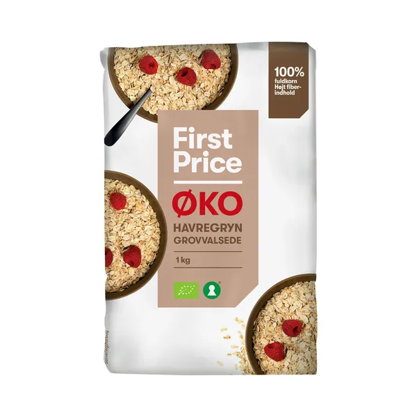 Jämedad kaerahelbed mahe, FIRST PRICE, 1 kg