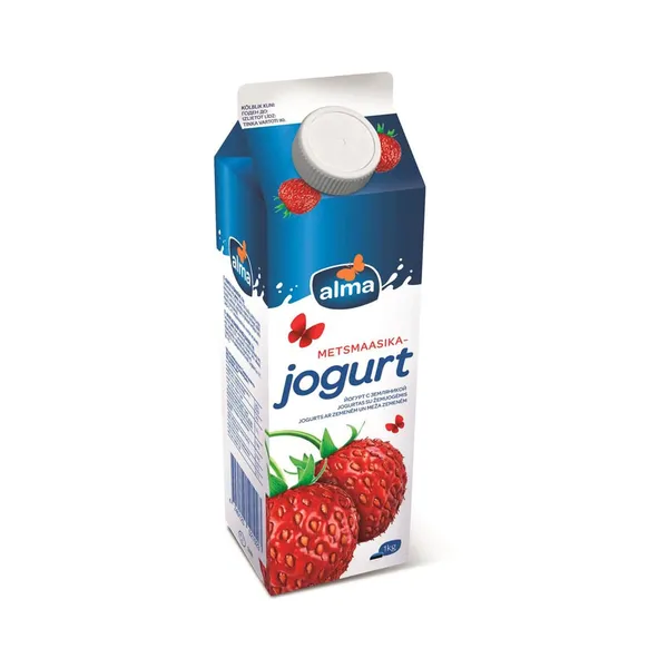 Jogurt metsmaasika 2%, ALMA, 1 kg