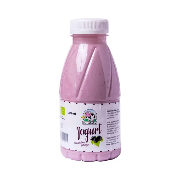 Jogurt mustsõstrapüreega, SAIDAFARM, 300 ml