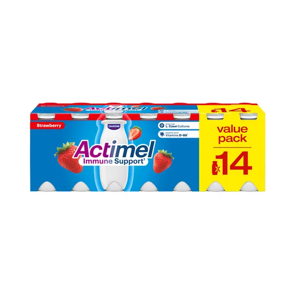Jogurtijook maasika 14x100g, ACTIMEL, 1,4 kg