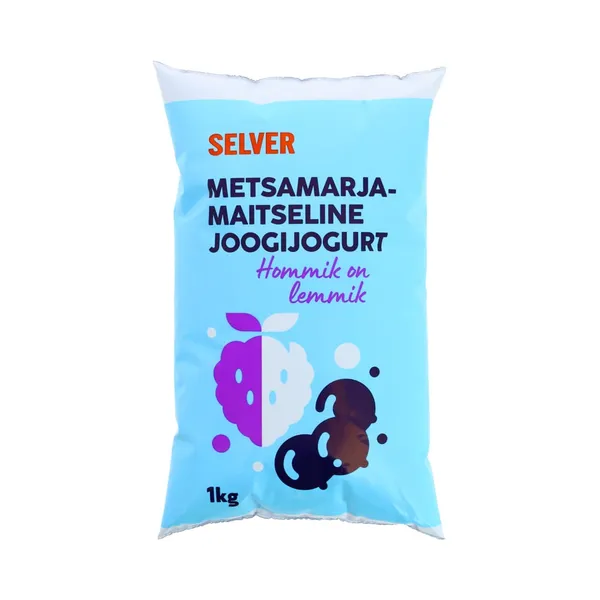 Joogijogurt metsamarja kiles, SELVER, 1 kg